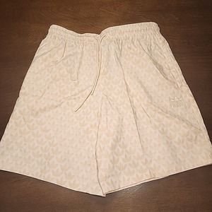 Adidas Logo MONO AOP Golf Cruise Travel Shorts Men's M Beige MSRP$50